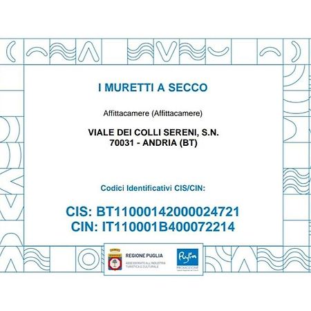 I Muretti A Secco B&B Castel Del Monte  Extérieur photo