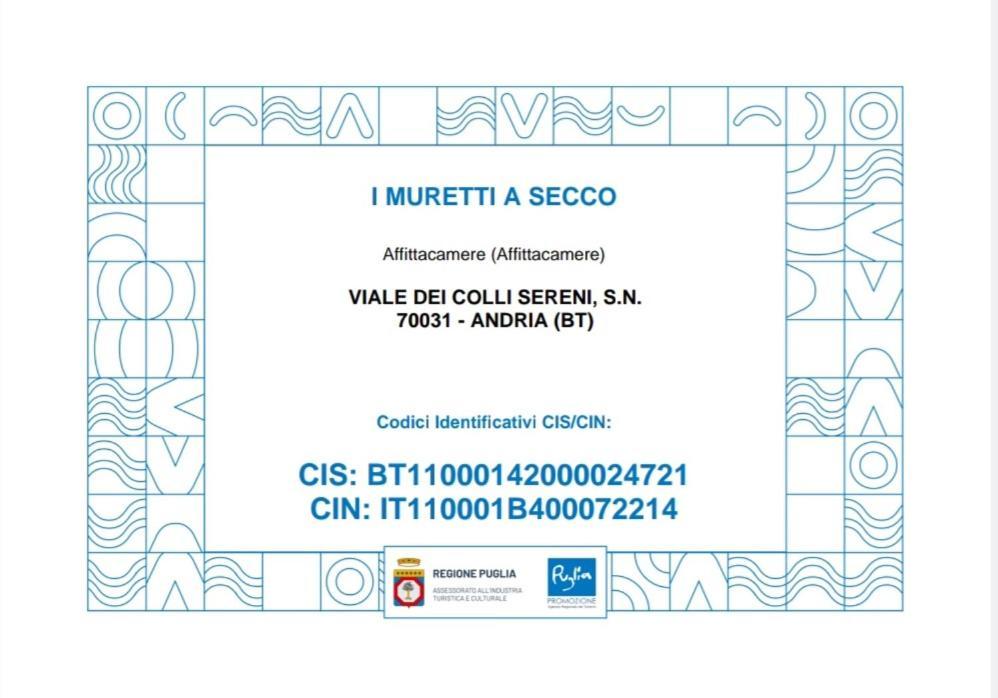 I Muretti A Secco B&B Castel Del Monte  Extérieur photo